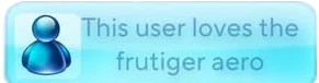 frutiger aero badge sticker
